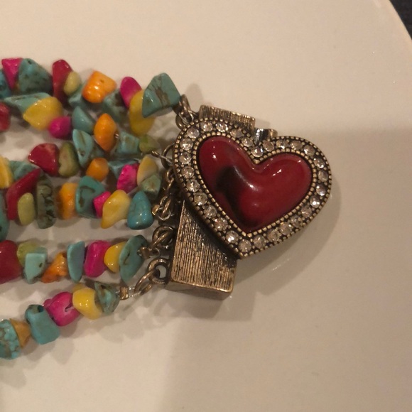 Beautiful multi colored stone bracelet - Picture 3 of 4